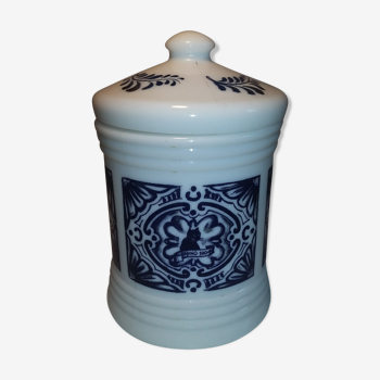 Ancient apothecary pot in opaline