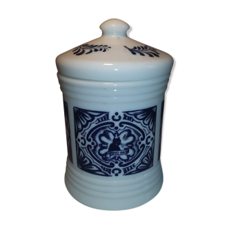 Ancient apothecary pot in opaline