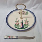 Henriot Quimper cheese platter