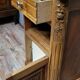 Louis XVI style walnut nightstand or bedside table circa 1900