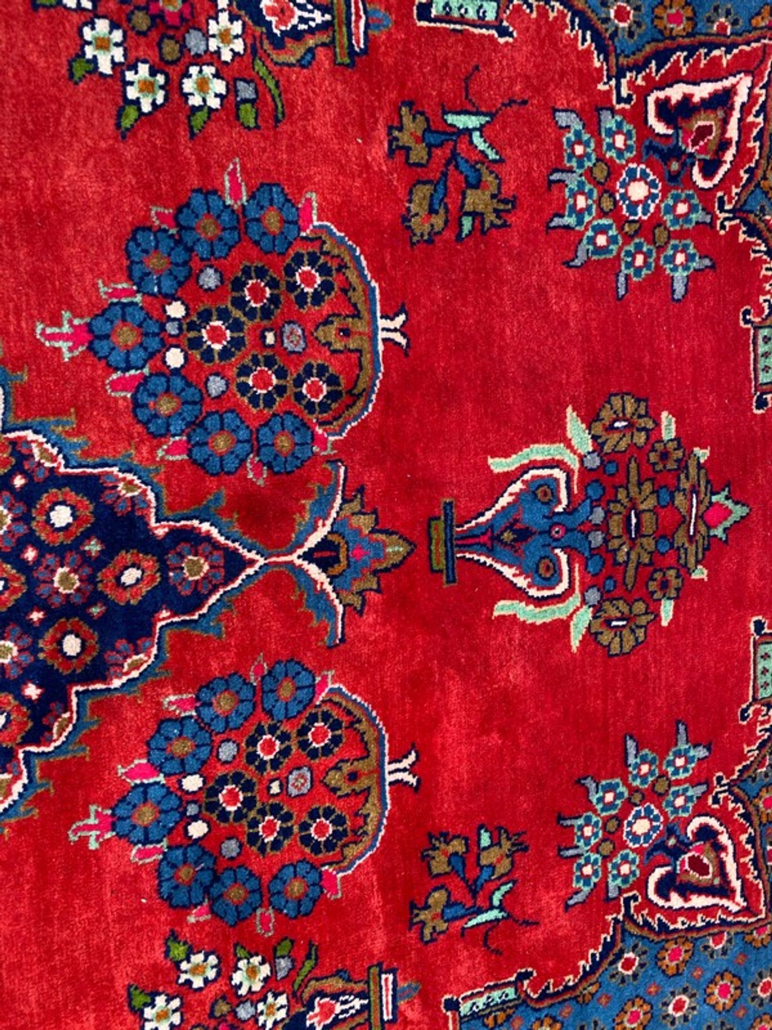 Vintage Persian mahal carpet 238x354