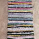 Moroccan carpet Boucherouite colored - 104 x 196 cm