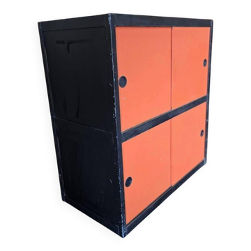 Vintage orange sliding door wardrobe kewlox