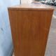 Vintage light oak chest of drawers
