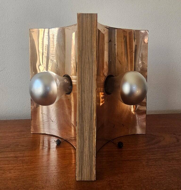 Very rare mid-century wall lamp, Germany, 1970s