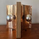 Very rare mid-century wall lamp, Germany, 1970s