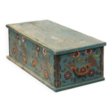 Painted Folk Art Marriage Chest