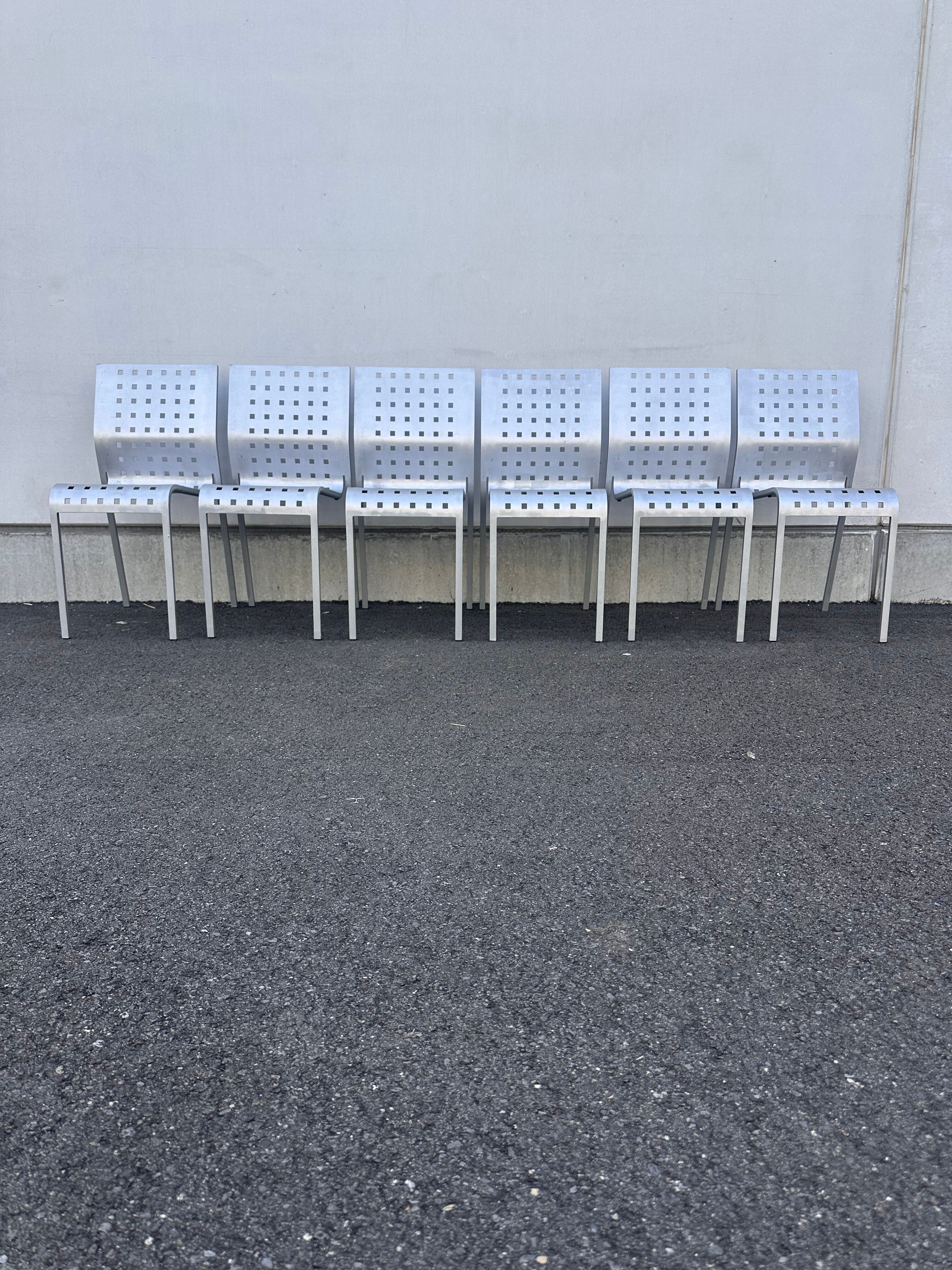 Set de 6 chaises “Mirandolina” – Pietro Arosio pour Zanotta, 1999