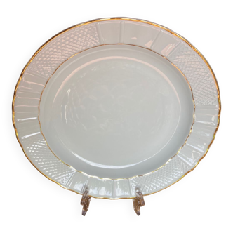 Plat rond en Porcelaine de Limoges - Bernardaud B&C service Malmaison (1924)