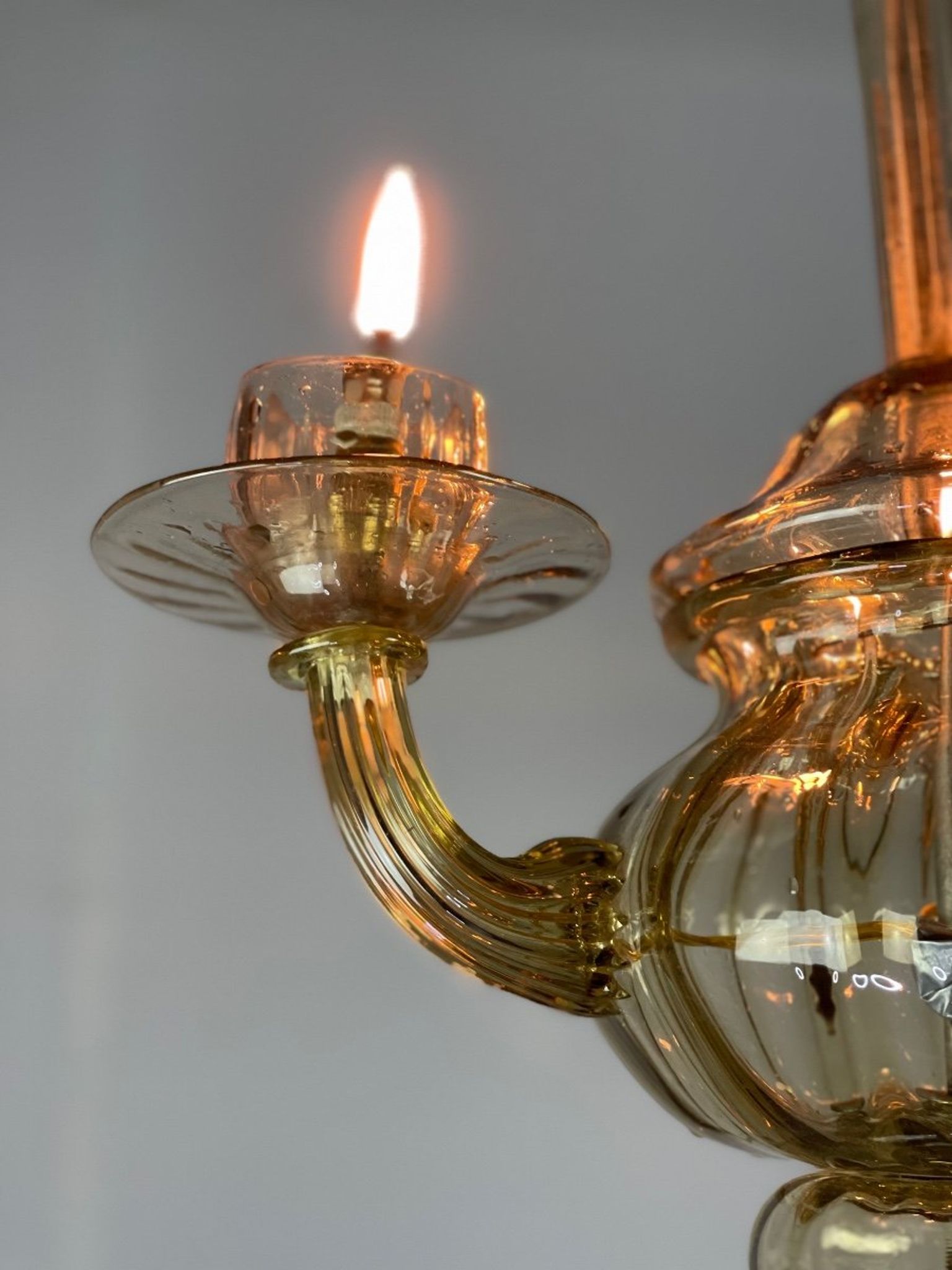 Venetian lantern made of murano glass