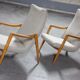 Scandinavian armchair danish feet years 50 compass