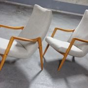 Scandinavian armchair danish feet years 50 compass