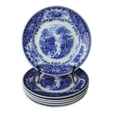 6 Royal Sphinx Cambridge Holland Dessert Plates