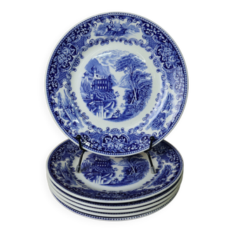 6 assiettes à dessert Royal Sphinx Cambridge Holland