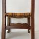 Chaise enfant bois et paille