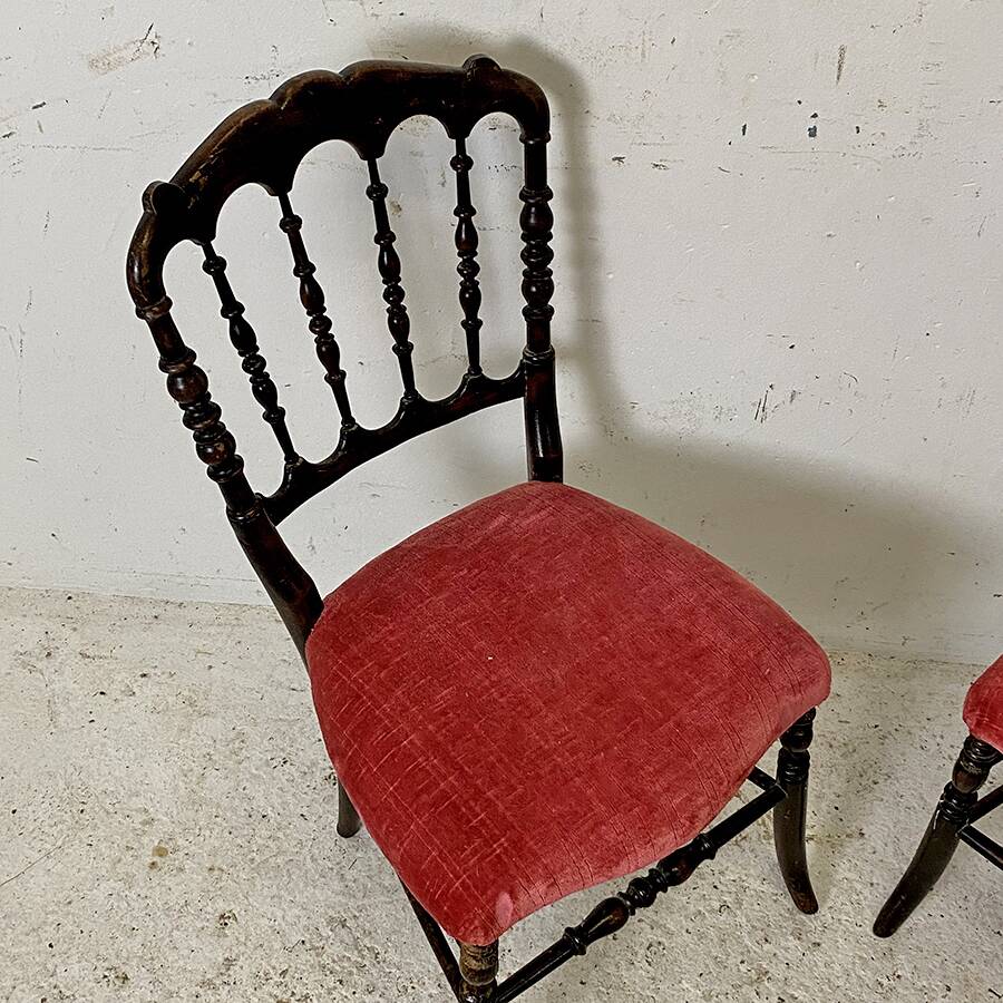 Pair of Napoleon III chairs