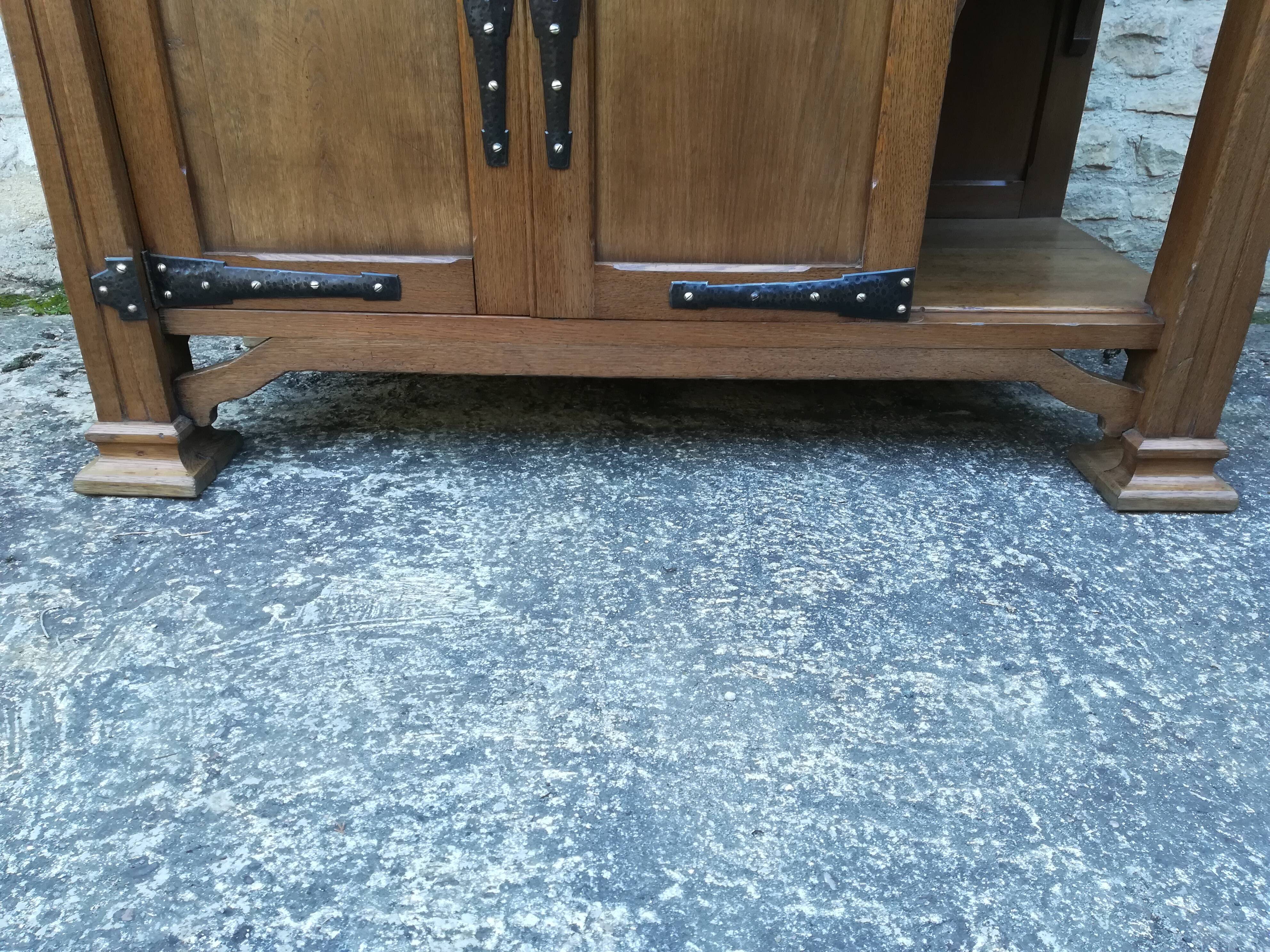 Asymetric art nouveau buffet