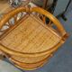Corner shelf in rattan
