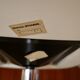 Set of 4 Executive Strafor shell chairs in leather, plastic and chrome 1970s