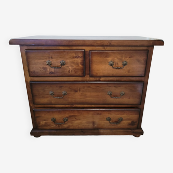 Commode en bois massif