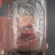 Faceted cup glass circa 1850, Napoleon III emperor, the empire is peace