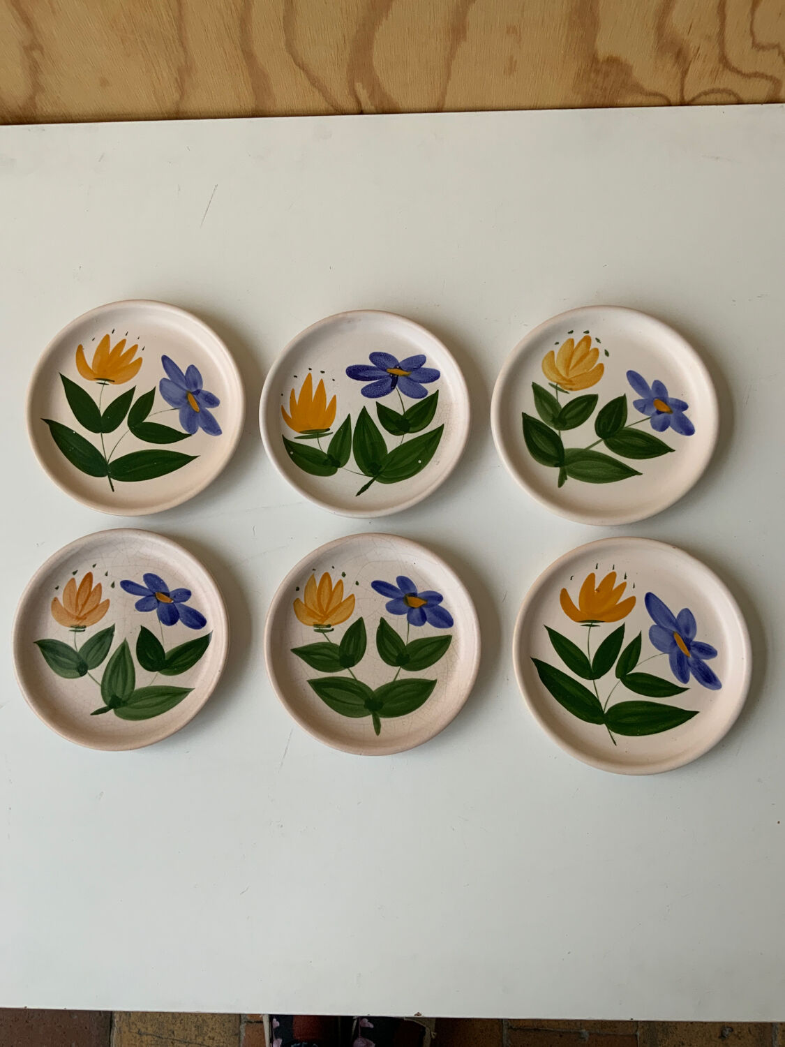 Assiettes Poterie du Marais
