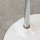 Lampe de table italienne de style spatial, couleur blanche, années 1970