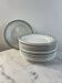 Lot de 17 assiettes plates en faïence Saint Amand 22,5cm