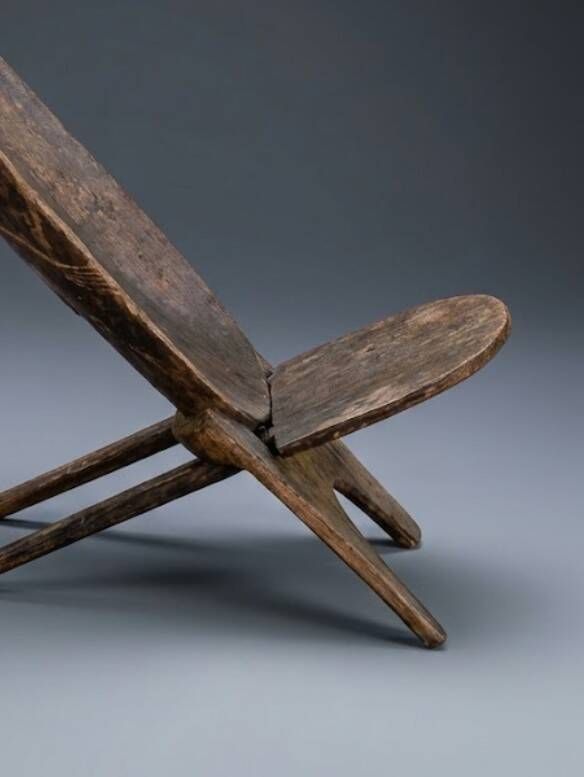 Chaise à Palabre sénoufo ethnique