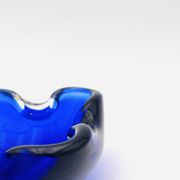 Murano Sommerso Cobalt Blue Dish - 1960