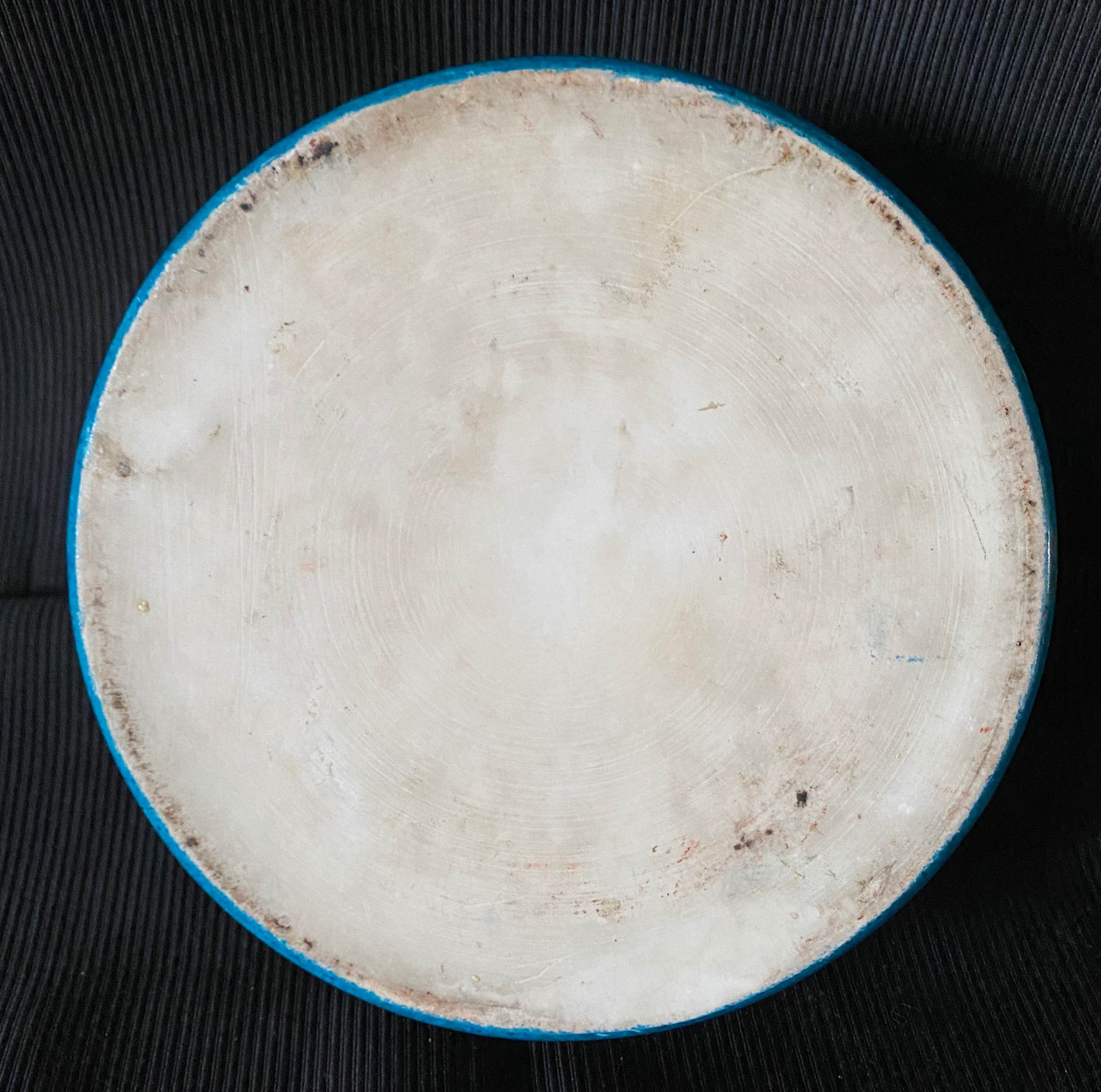 Antique porcelain candy box with floral motifs