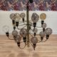 Large vintage metal design pendant light.