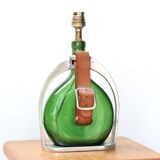 Armagnac Ducastaing bottle lamp and its stirrup, 60s