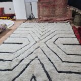 Handmade wool Berber rug 300X200 cm
