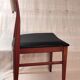 Chaise style scandinave en bois massif - années 70