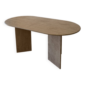 table à manger oblongue - beige
