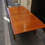 Nathan furniture dining table in 60s teak with butterfly extension