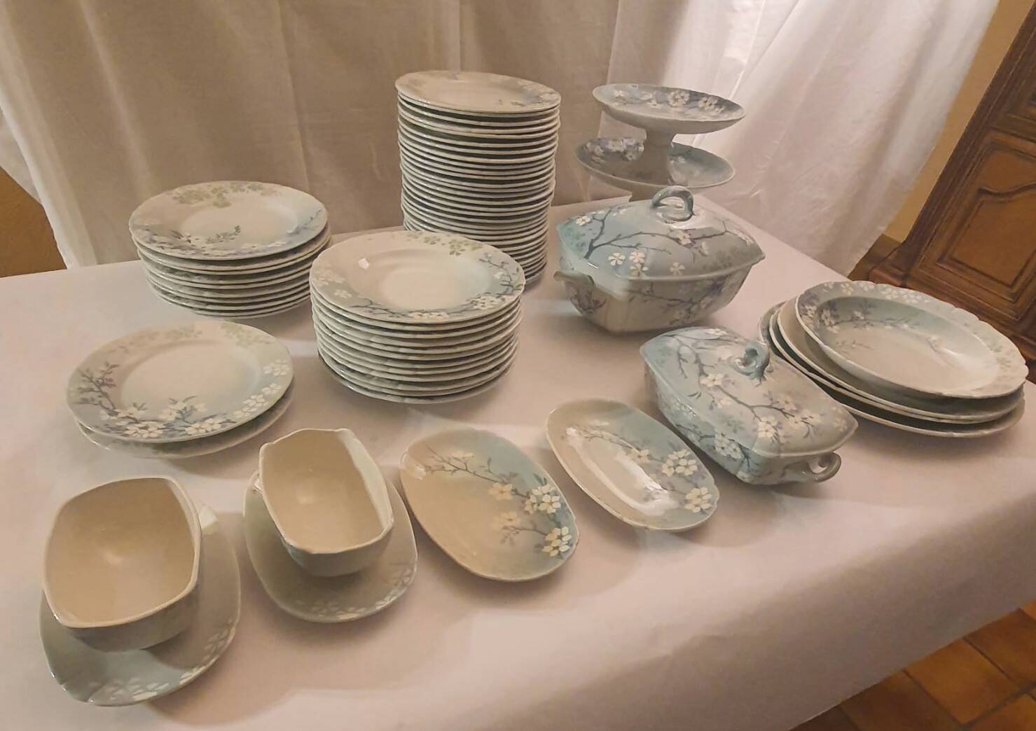 Lunéville faience lot