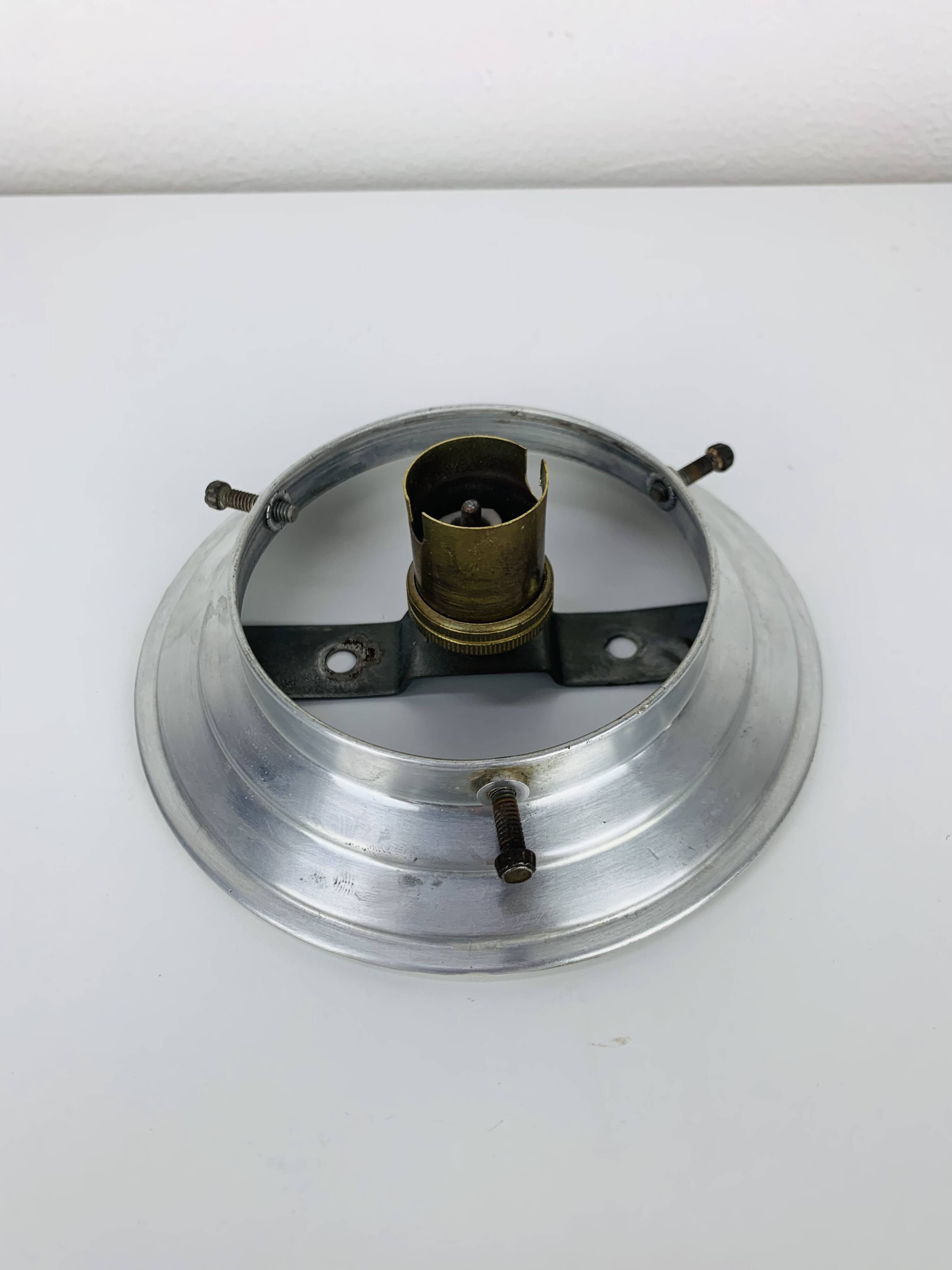 Art Deco opaline ball wall light, ceiling light