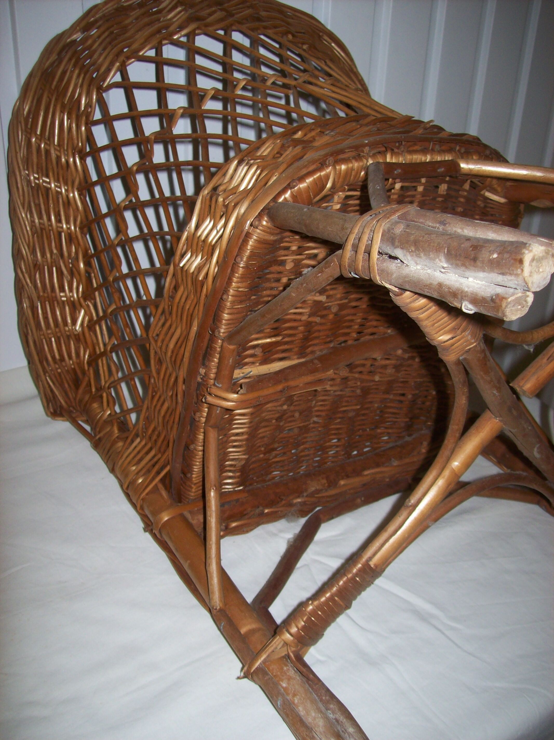 Wicker child fauteuril