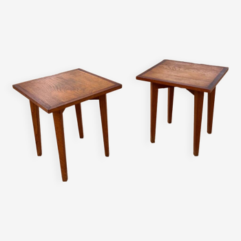 Pair of small side tables from the 1950s