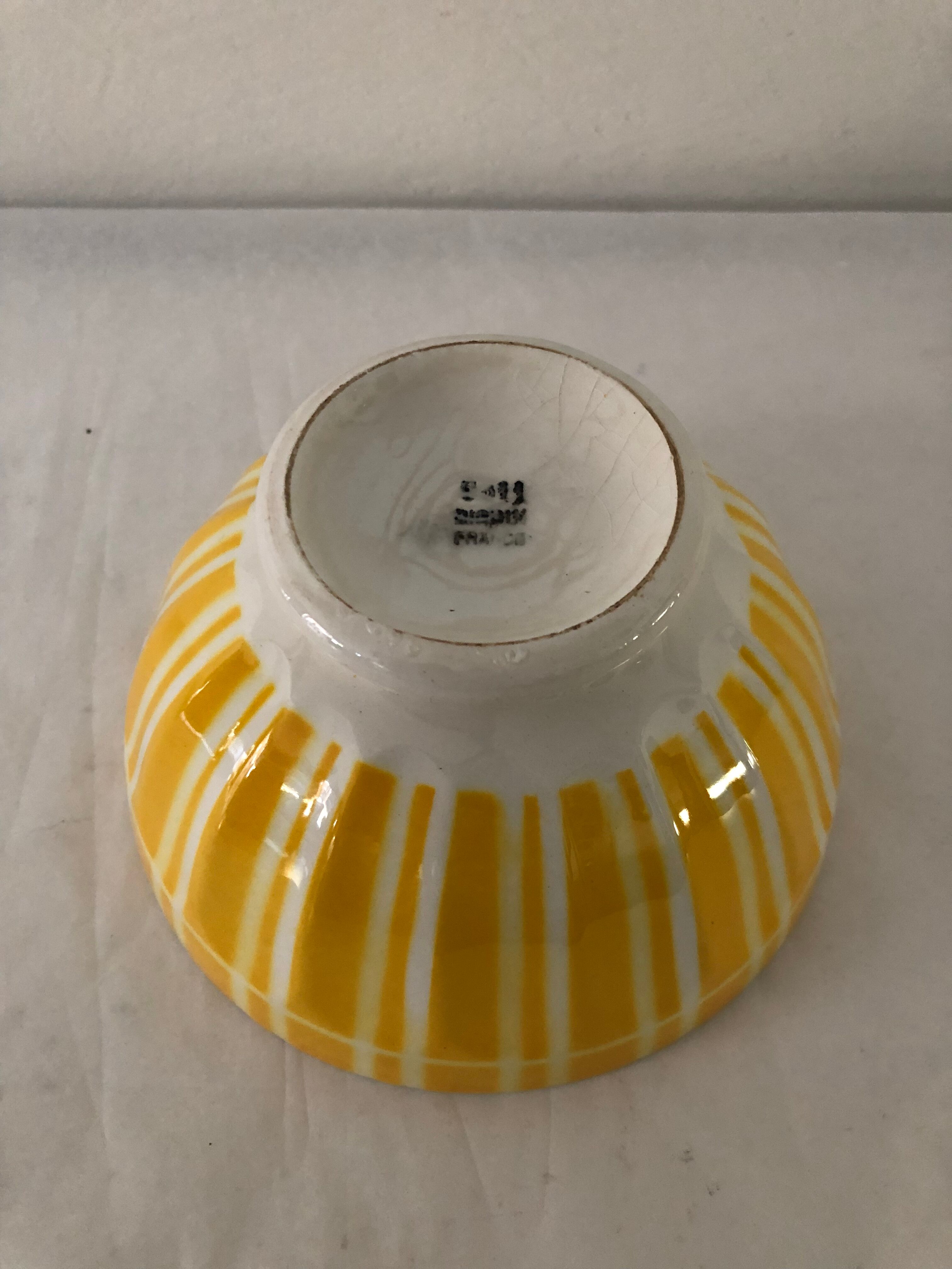 Digoin vintage faience bowl