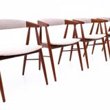 Chairs designed by Ejner Larsen & Aksel Bender Madsen, Denmark, 1960s. After renovation.