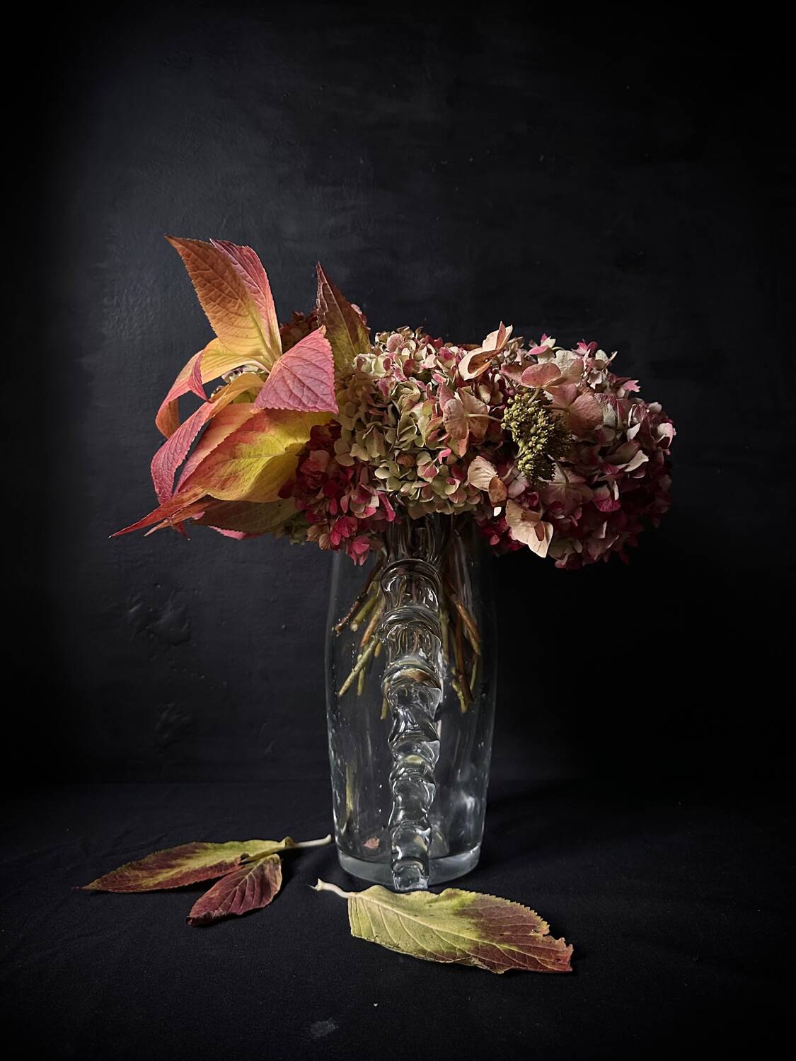 Large crystal vase