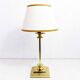 Brass and plexiglass lamp base