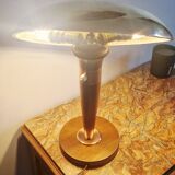 Art Deco style articulated lamp - Wood and brass - 1930s period
