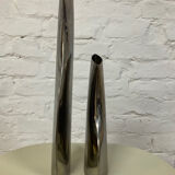 Duo of brass vases from the 60s
