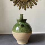 Green terracotta jar