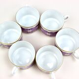 Mid Century Freiberger porcelain diamond, espresso tableware