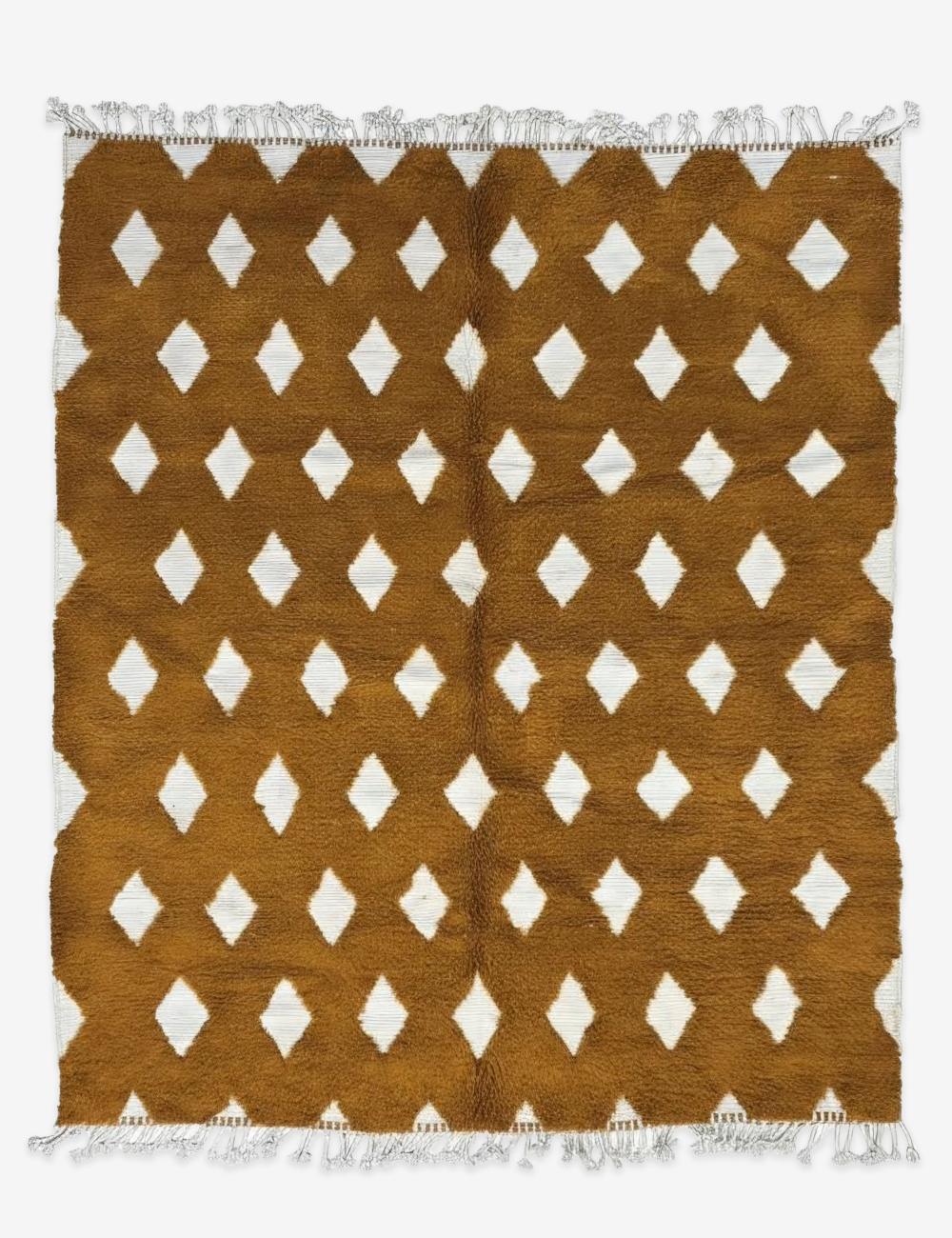 Tapis Berbère Moutarde - 300 x 250 cm